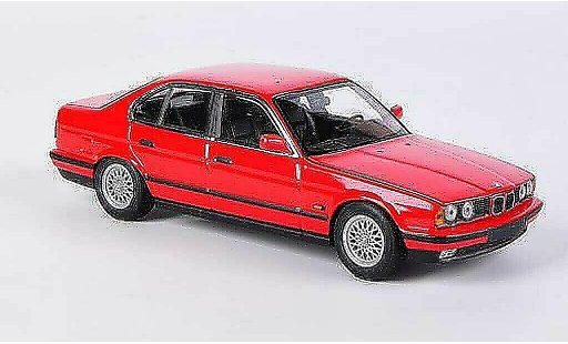 Bmw 518 E34 1/43 Minichamps i rosso 1988 modellini auto