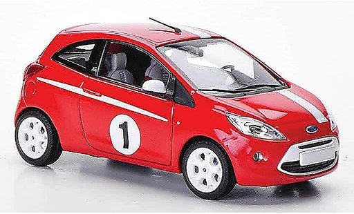 Ford Ka Grand Prix 1/43 Minichamps rosso/bianco 2009 modellini auto