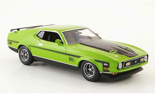 Ford Mustang Mach 1 1/43 Minichamps verde modellini auto