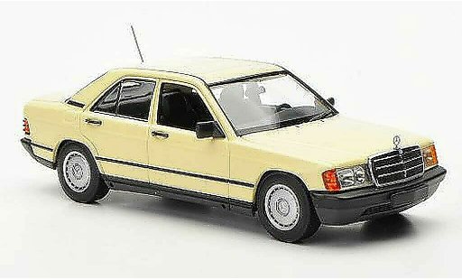 Mercedes 190 Base 1/43 Minichamps (W201) elfenbein 1984 modellini auto