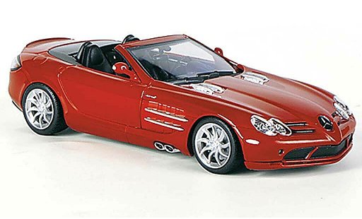 Mercedes SLR Roadster 1/43 Minichamps McLaren rosso 2007 modellini auto
