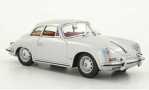 Porsche 356 1960 1/43 Minichamps B Hardtop Coupe grigio modellini auto