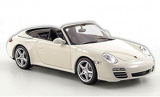 Porsche 911 4S 1/43 Minichamps Cabrio ( II) bianco 2008 modellini auto