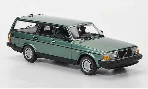 Volvo 240 GL 1/43 Minichamps Station wagon verde 1986 modellini auto