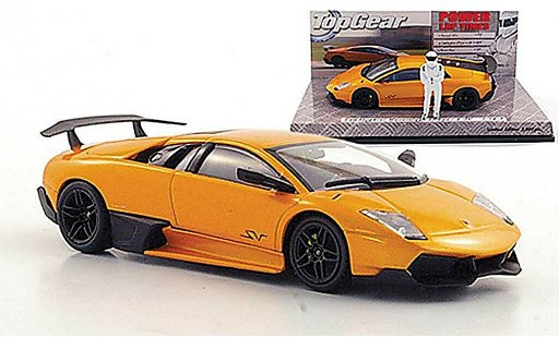 Lamborghini Murcielago LP670 1/43 Minichamps SV orange avec Figur ''The Stig'' modellini auto