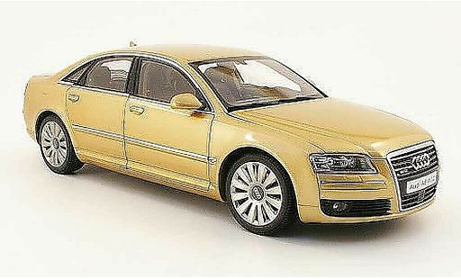 Audi A8 w12 1/18 Kyosho beige modellini auto