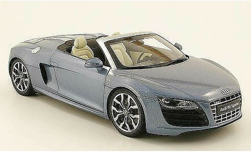 Audi R8 spyder 1/18 Kyosho grigio blu modellini auto