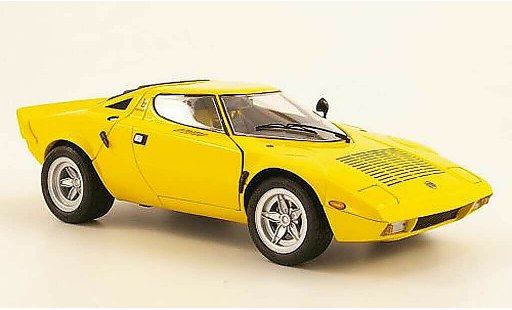 Lancia Stratos HF 1/18 Kyosho Wide Wheel giallo modellini auto