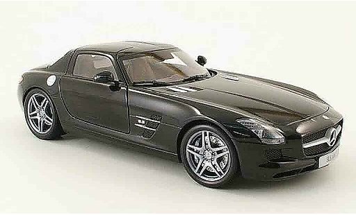 Mercedes SLS Coupe 1/18 Minichamps coupe amg (c197) noir 2010 modellini auto
