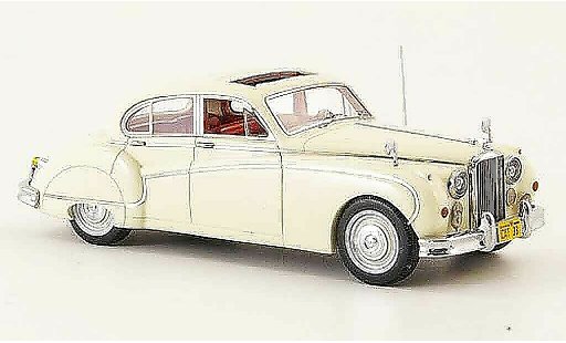 Jaguar MK 9 1/43 Neo creme bianco lhd avec interieur rosso 1960 modellini auto