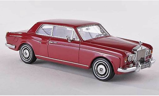 Rolls Royce Corniche FHC 1/43 Neo nero-rosso RHD 1971 modellini auto