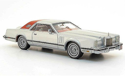 Lincoln Continental 1978 1/43 Neo Mark V Coupe grigio /rosso modellini auto