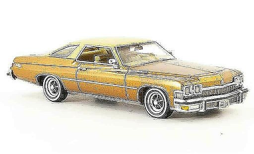 Buick Le Sabre Coupe 1/43 Neo HT marrone beige 1974 modellini auto