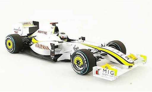Mercedes F1 2009 1/18 Minichamps brawn gp bgp001 no.22 j.button gp brasilien modellini auto
