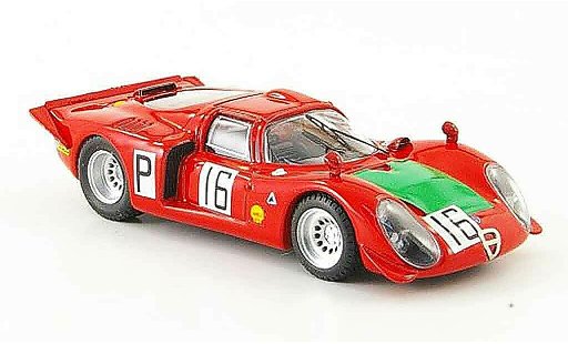 Alfa Romeo 33.2 prototipo 1/43 Best 1968 no.16 giunti galli nurburgring modellini auto