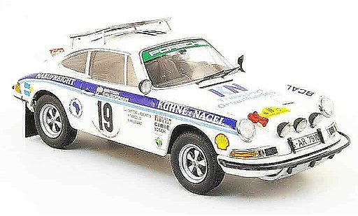 Porsche 911 RS 1/43 Schuco No.19 Kuhne & Nagel Safari Rally 1974 modellini auto