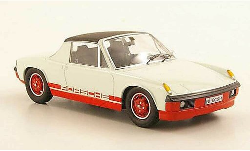 Porsche 914 Base 1/43 Schuco elfenbein/rosso modellini auto