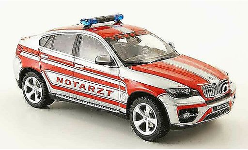 Bmw X6 secours 1/43 Schuco E71 Notarzt modellini auto