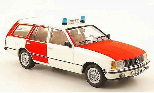 Opel Rekord E 1/43 Schuco Caravan Notarzt modellini auto