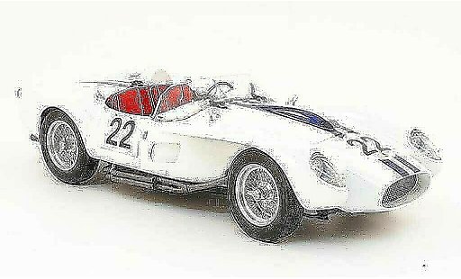Ferrari 250 TR 1958 1/18 CMC no.22 bianco/blu modellini auto