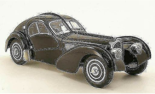 Bugatti 57 Atlantic 1/18 CMC SC coupe nero 1938 chassis-nr. .591 modellini auto