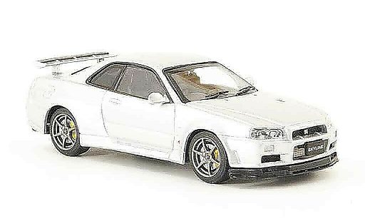 Nissan Skyline R34 1/43 Ebbro GT R V Spec II grigio metallisee 2001 02 modellini auto
