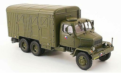 Praga V3S Kasten 1/43 Abrex furgone olivverde tschechische Armee modellini auto