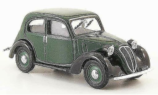 Fiat 1100 Nuova Balilla 1/43 Brumm (508 c.) verde nero modellini auto