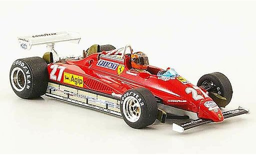 Ferrari 126 C2 1/43 Brumm turbo no.27 g.villeneuve gp belgien modellini auto