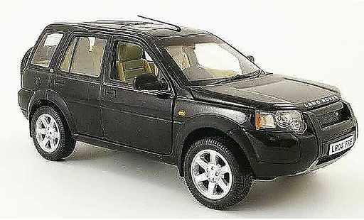 Land Rover Freelander Base 1/18 Ertl nero 4 portes volant a droite modellini auto