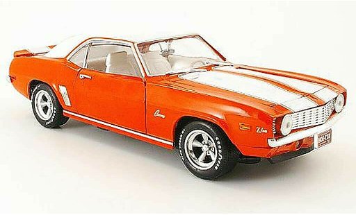 Chevrolet Camaro Z28 1/18 Ertl orange/bianco 1969 modellini auto