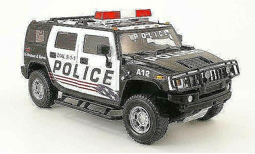 Hummer H2 Police 1/18 Highway 61 polizia usa modellini auto