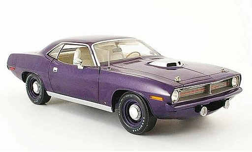 Plymouth Cuda 1970 1/18 Fairfield Mint hemi flieder modellini auto