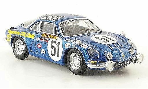 Alpine A110 rallye 1/43 Trofeu No.51 24h Le Mans 1968 B.Collomb / F.Lacarreau modellini auto