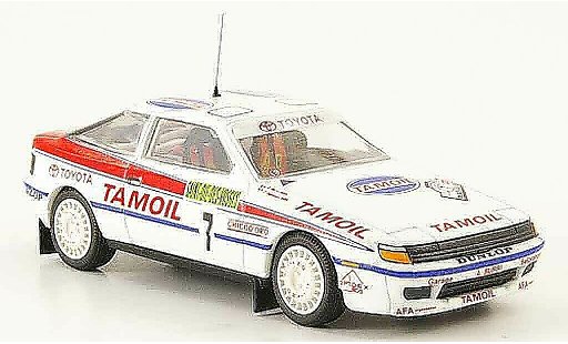 Toyota Celica GT4 1/43 Trofeu no.7 tamoil rallye alsace vosges modellini auto
