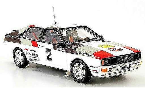 Audi Quattro rallye 1/43 Trofeu No.2 Mikkola Hertz Svezia Rally 1981 modellini auto