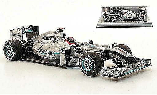 Mercedes F1 2010 1/43 Minichamps GP Petronas MGP W01 No.3 modellini auto