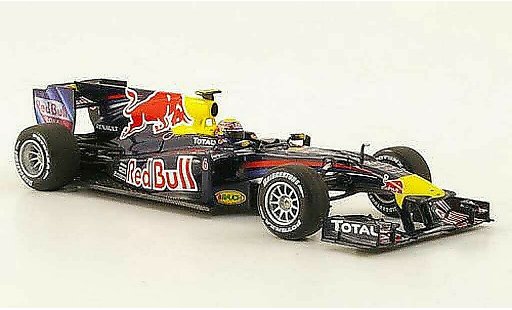 Renault F1 2010 1/43 Minichamps Red Bull RB6 No.6 M.Webber Saison modellini auto