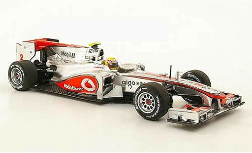 Mercedes F1 2010 1/43 Minichamps McLaren MP4-25 No.2 Vodafone L.Hamilton Saison modellini auto