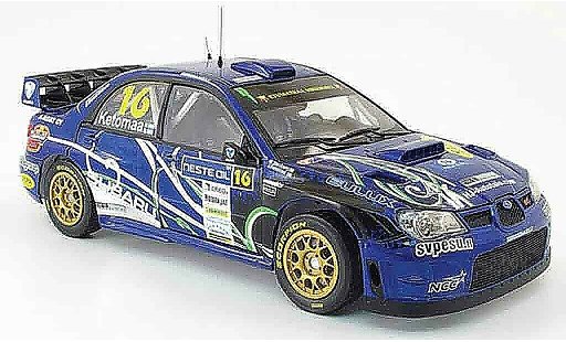 Subaru Impreza WRC 1/18 Sun Star 07 no.16 rallye finlande 2009 modellini auto