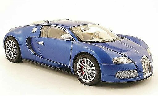 Bugatti Veyron Edition Centenaire 1/18 Autoart 16.4 eb blu blu/opaco blu 2009 modellini auto