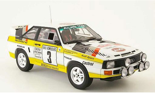 Audi Sport Quattro rallye 1/18 Autoart no.3 monte carlo 1985 modellini auto