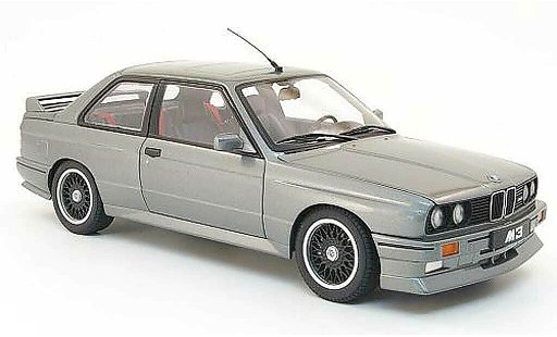 Bmw M3 evo 2 1/18 Autoart E30 evolution cecotto edition grigio 1989 modellini auto