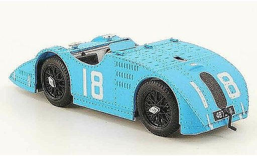 Bugatti 32 grand prix 1/43 Brumm tipoe tank no.18 b. de cystria gp frankreich 1923 modellini auto