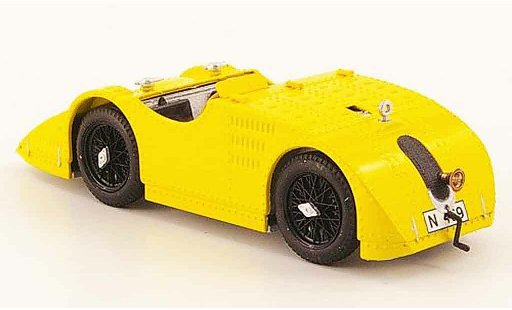 Bugatti 32 grand prix 1/43 Brumm tank giallo contessa elizabeth junek (cz) 1923 modellini auto