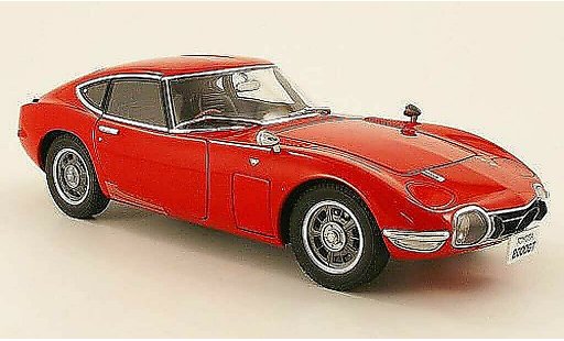 Toyota 2000 GT 1967 1/18 Autoart coupe rosso 1965 modellini auto