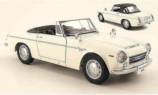 Datsun Fairlady Coupe 1/18 Autoart 2000 (sr311) bianco modellini auto