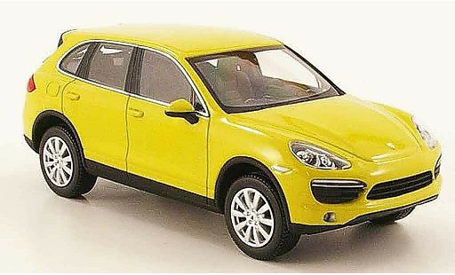 Porsche Cayenne S 1/43 Minichamps giallo 2010 modellini auto