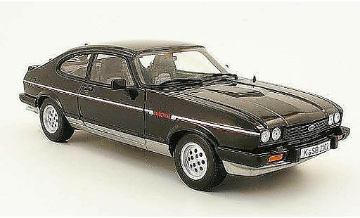 Ford Capri 2.8i 1/18 Norev mk3 nero/grigio 1983 modellini auto
