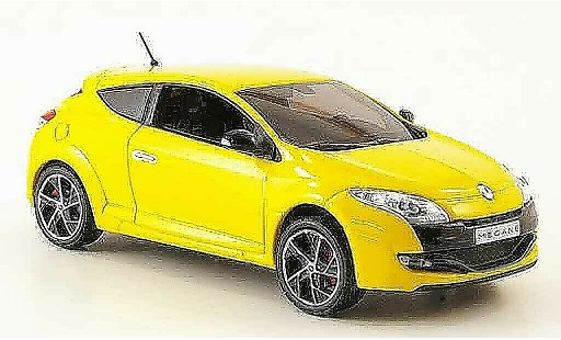 Renault Megane Sport 1/43 Norev giallo 2009 modellini auto